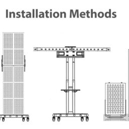 300W 660nm&850nm Combo pulsed infrared led light therapy panel