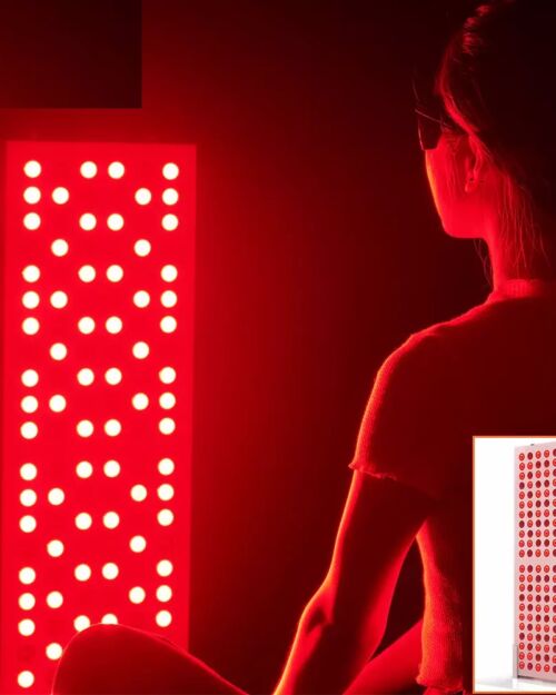600W 660nm&850nm Combo pulsed  infrared led light therapy panel